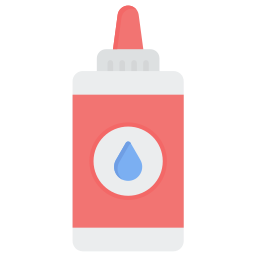 pegamento líquido icono