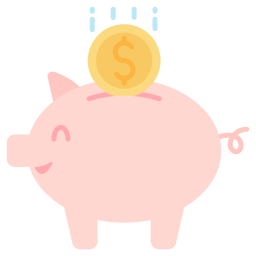 Piggy bank icon