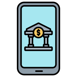 servizi bancari per smarthpone icona