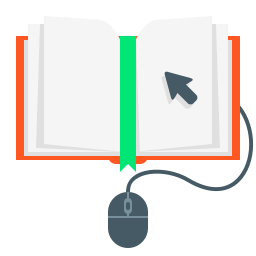 E library icon