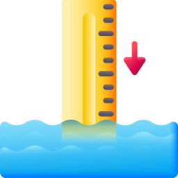 nível de água Ícone