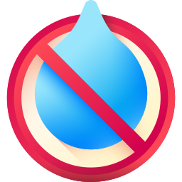 Water shortage icon
