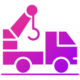 Crane truck icon