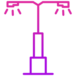 éclairage public Icône