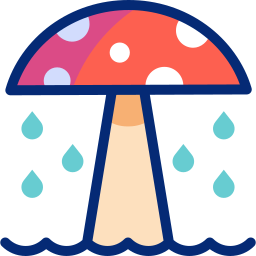 Mushroom shower icon