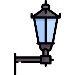 iluminação pública Ícone