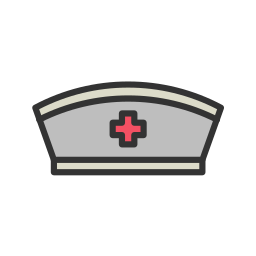 verpleegkundige cap icoon