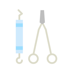 Dentist tools icon