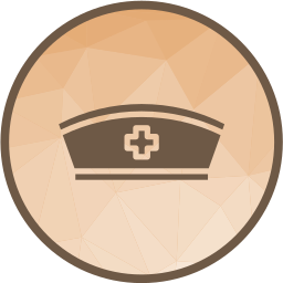 czapka pielęgniarki ikona