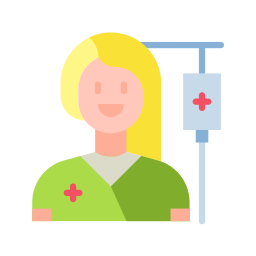 Female patient icon