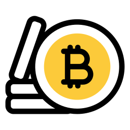 crypto-bitcoin icoon