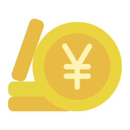 valuta yen icona