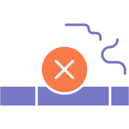 pas de fumée Icône