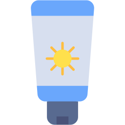 pantalla solar icono