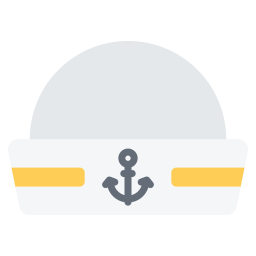 sombrero marinero icono