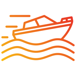 Speed boat icon