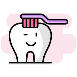 Clean teeth icon