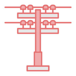 Electric pole icon