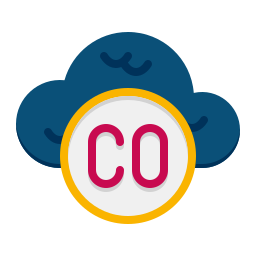 Carbon monoxide icon