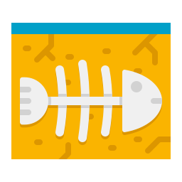 espinha de peixe Ícone