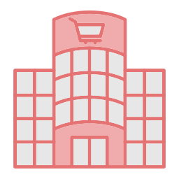 einkaufszentrum icon