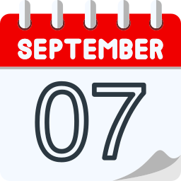 7 de septiembre icono