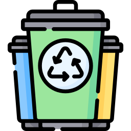 Waste sorting icon