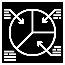 diagramme circulaire Icône