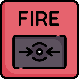 bouton d'incendie Icône