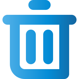 Trash can icon