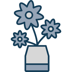 Flower pot icon