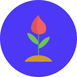 Flower bud icon