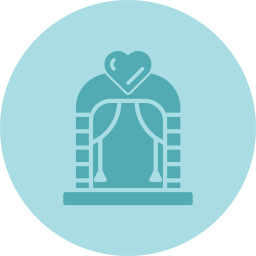 Wedding arch icon