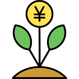 Денежное растение иконка