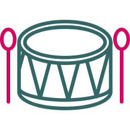 Drum kit icon