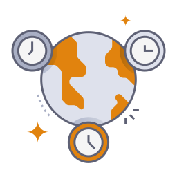 Time zone icon
