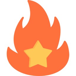 a fuoco icona