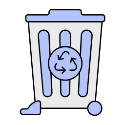 Garbage bin icon