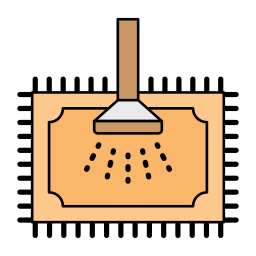 limpiador de alfombra icono