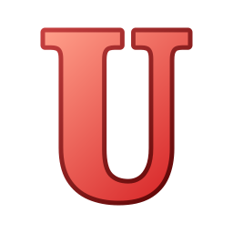 Letter u icon