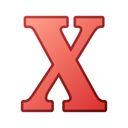 文字x icon