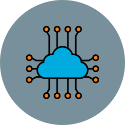 computación en la nube icono