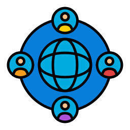 Global network icon