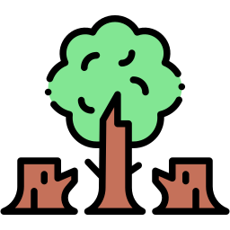 deforestar icono