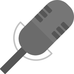 Студийный микрофон иконка