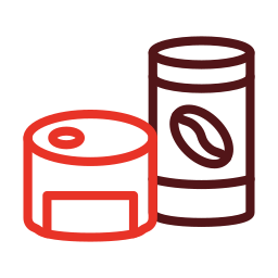 Canned food icon