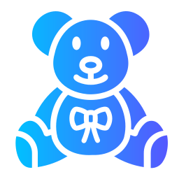 oso de peluche icono