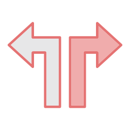 Left and right icon