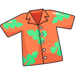 Summer shirt icon