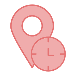 시간 위치 icon